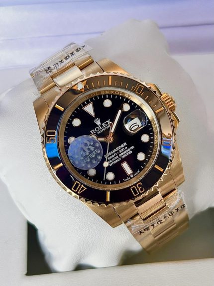 ROLEX SUBMARINER BLACK DIAL GOLD