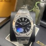 Audemars-Piguet-Royal-Oak-Black-Dial-Silver