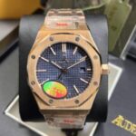 Audemars-Piguet-Royal-Oak-Blue-Dial-Rose-Gold