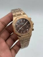 Audemars-Piguet-Royal-Oak-Brown-Dial-Chronograph-Rose-Gold