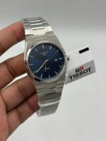 Tissot-Prx-Blue-Dial-Quartz-Silver