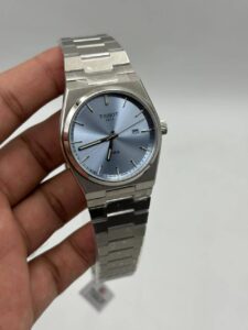 Tissot-Prx-Sky-Blue-Dial-Quartz-Silver