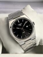 Tissot-Prx-Black-Dial-Quartz-Silver