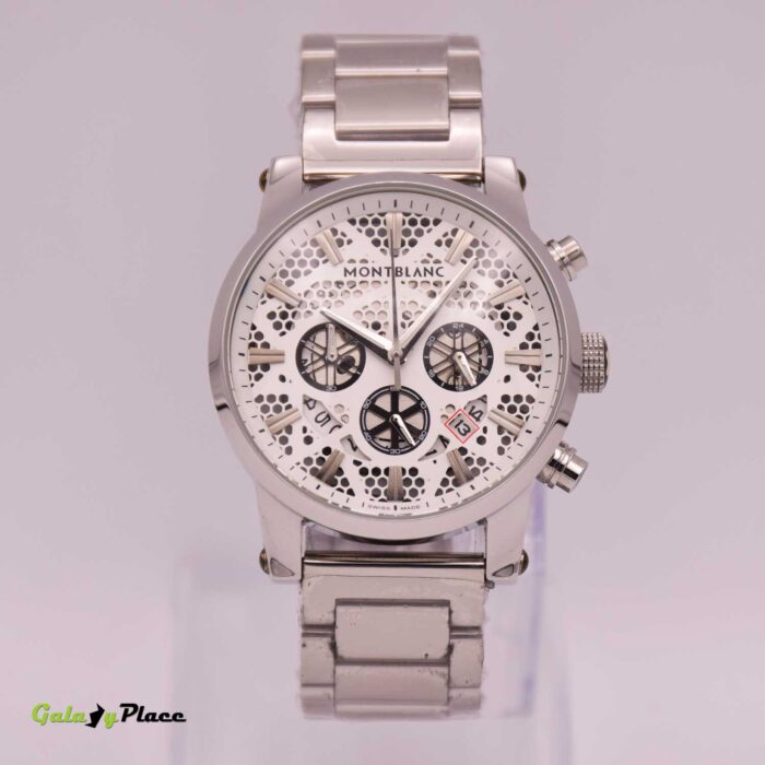 MONT-BLANC CHRONOGRAPH WHITE DIAL