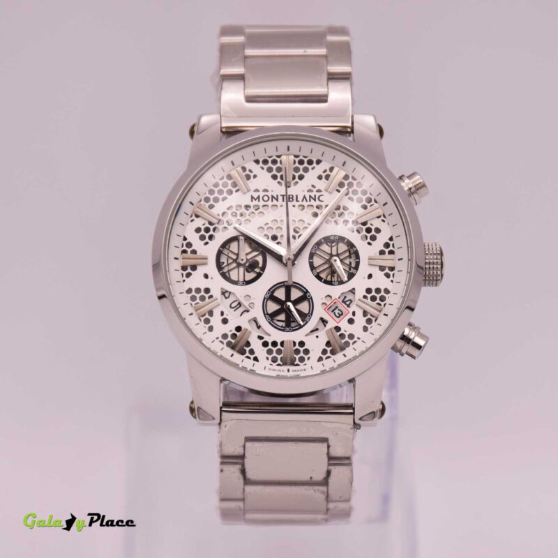 MONT-BLANC CHRONOGRAPH WHITE DIAL