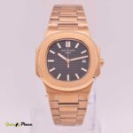 PATEK PHILLIPE NAUTILUS BLACK DIAL ROSE GOLD