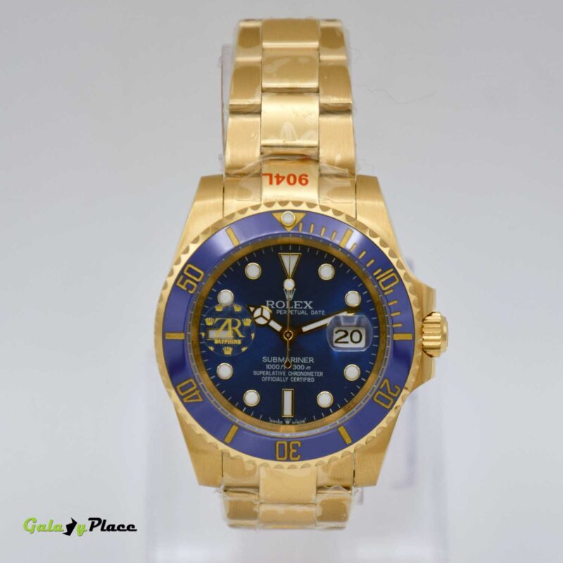 ROLEX SUBMARINER BLUE DIAL GOLD