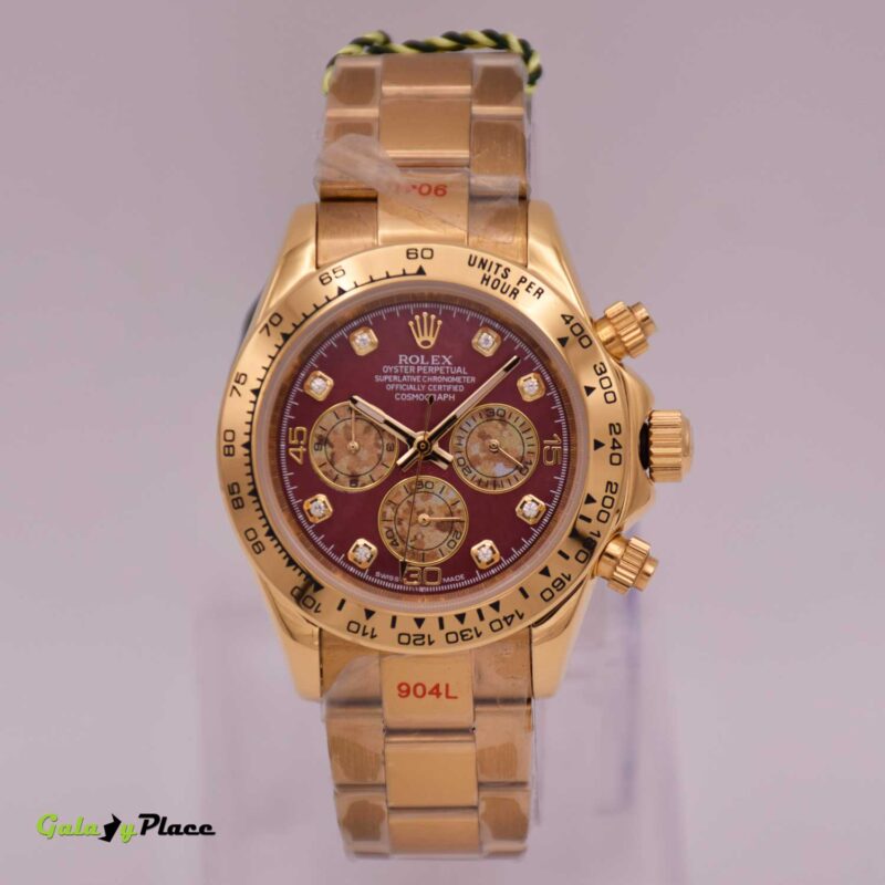 ROLEX DATONA BROWN DIAL YELLOW GOLD
