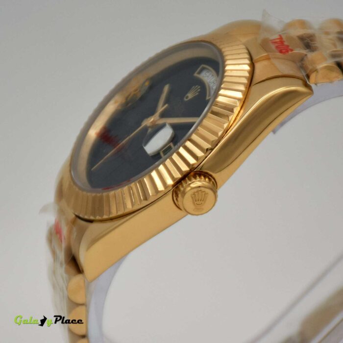ROLEX DAY/DATE BLACK DIAL GOLD