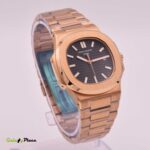 PATEK PHILLIPE NAUTILUS BLACK DIAL ROSE GOLD