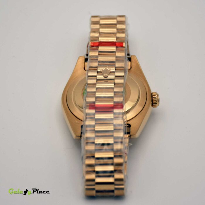 ROLEX DAY/DATE BLACK DIAL GOLD