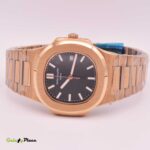 PATEK PHILLIPE NAUTILUS BLACK DIAL ROSE GOLD