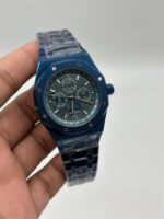 Audemars-Piguet-Royal-Oak-Perpetual-Calendar-Blue-Dial-Chronograph-Full-Blue