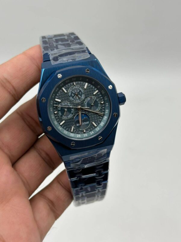 Audemars-Piguet-Royal-Oak-Perpetual-Calendar-Blue-Dial-Chronograph-Full-Blue