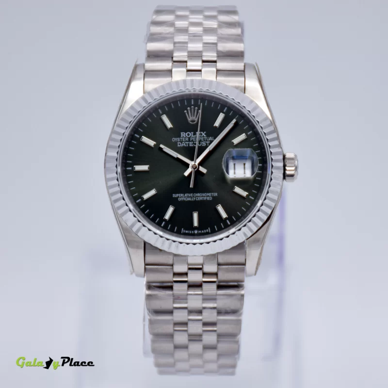ROLEX DATE JUST GREEN DIAL