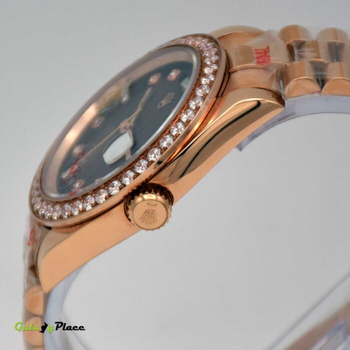 ROLEX DAY/DATE BROWN DIAL ROSE GOLD