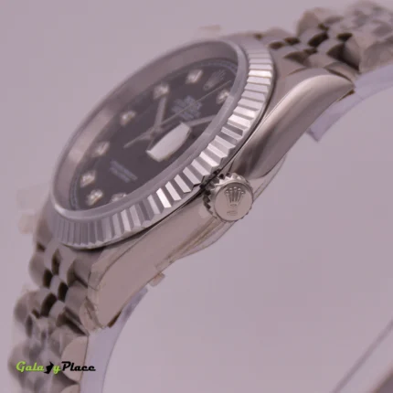 ROLEX DATE JUST 41 BLACK DIAL