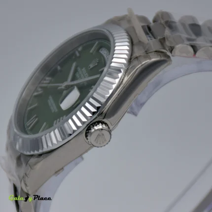 ROLEX DATE JUST GREEN DIAL ROMAN