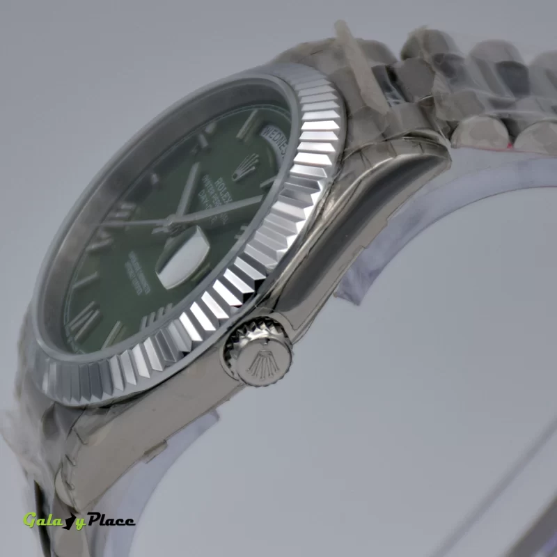 ROLEX DATE JUST GREEN DIAL ROMAN