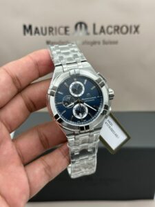 MAURICE LACROIX AIKON CHRONOGRAPH BLUE DIAL