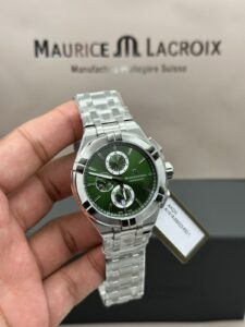 MAURICE LACROIX AIKON CHRONOGRAPH GREEN DIAL