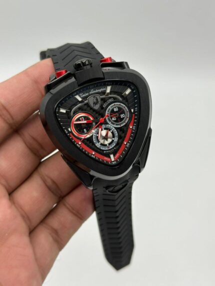 Tonino-Lamborghini-Spyder-Chronograph-Black-&-Red