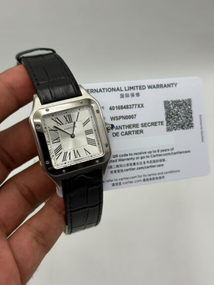 Cartier-panthere-Secrete-De-Cartier-White-Dial-Leather-Strap