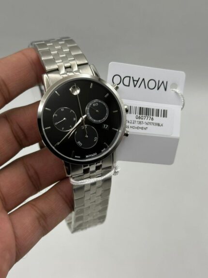 Movado-Museum-Classic-Black-Dial-Chronograph-Silver