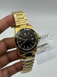 Movado-Series-800-Black-Dial-Gold