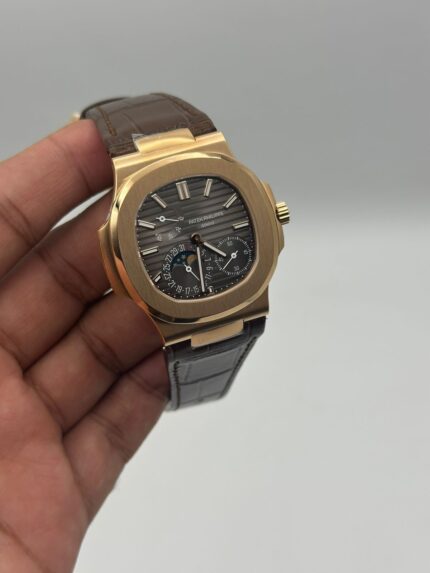 Patek-Phillipe-5712-Brown-Dial-Brown-Leather-Strap