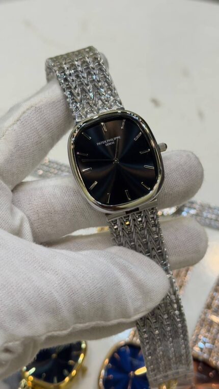 Patek-Phillipe-Ellipse-Black-Dial-Silver