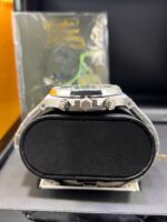 Audemars Piguet Royal Oak Black Dial Chronograph Diamond Bazel Silver