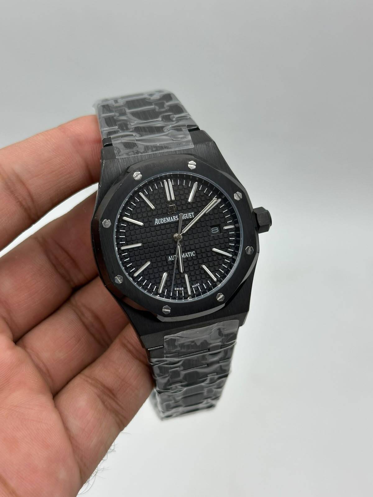 Audemars-Piguet-Royal-Oak-Black-Dial-Full-Black Audemars-Piguet-Royal-Oak-Black-Dial-Full-Black