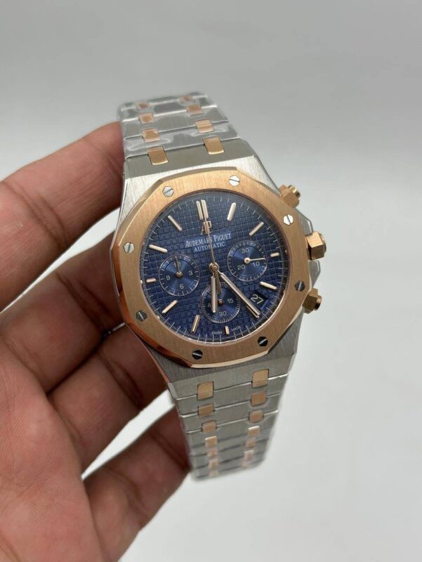 Audemars-Piguet-Royal-Oak-Blue-Dial-Chronograph-Two-Tone