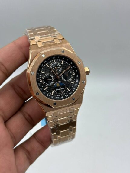 Audemars-Piguet-Royal-Oak-Perpetual-Calendar-White-Dial-Chronograph-Rose-Gold