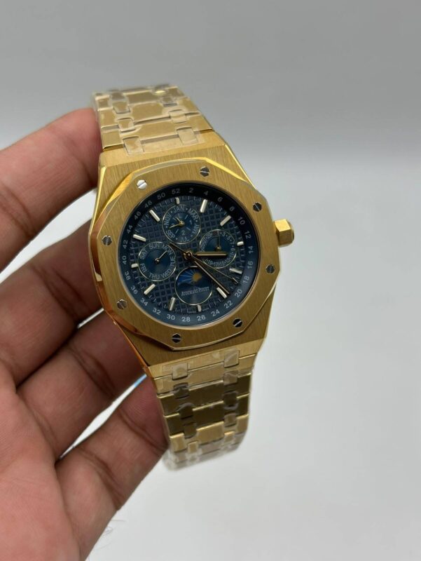 Audemars-Piguet-Royal-Oak-Perpetual-Calendar-Blue-Dial-Chronograph-Gold