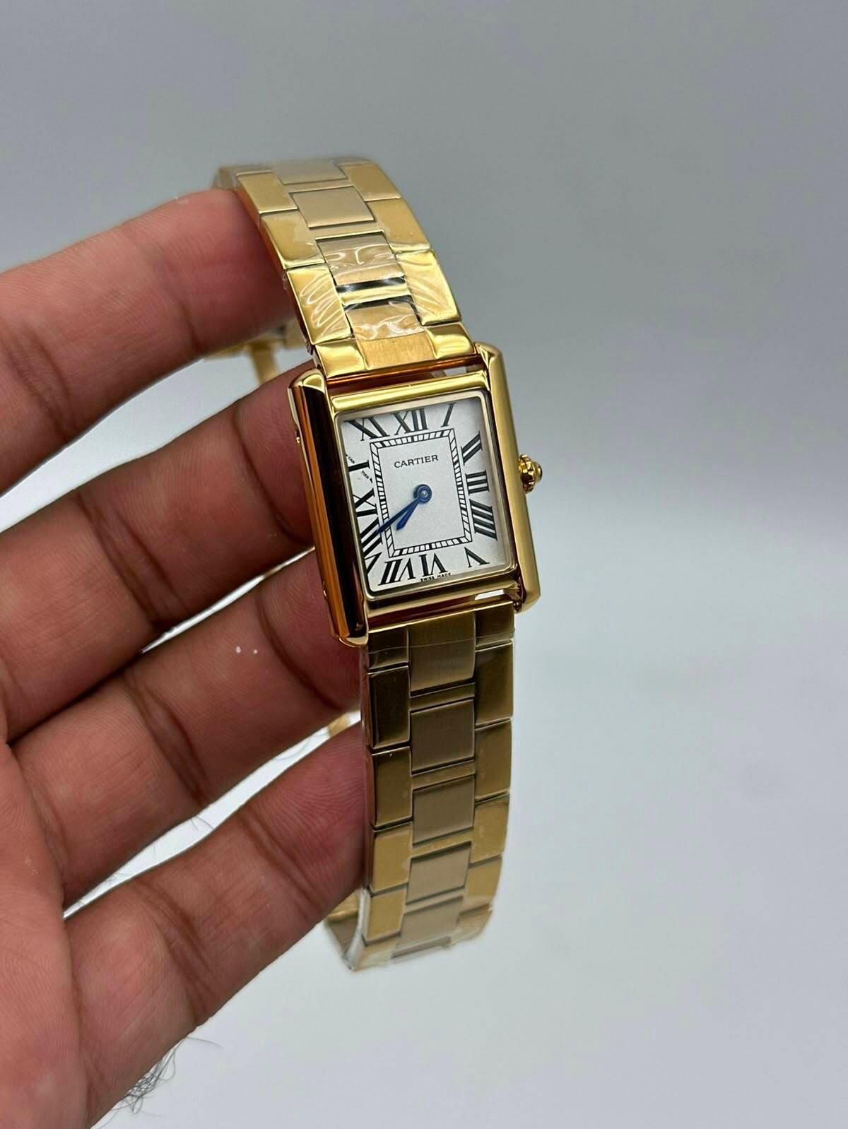 Cartier-Tank-Must-De-White-Dial-Gold Cartier-Tank-Must-De-White-Dial-Gold