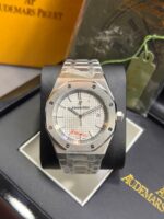Audemars-Piguet-Royal-Oak-White-Dial-Silver