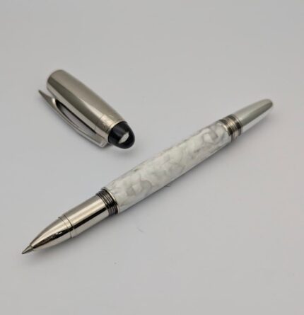 Montblanc-Starwalker-White-Marble-Rollerball-Ballpoint-Pen