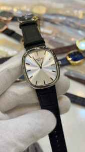 Patek-Phillipe-Ellipse-Silver-Dial-Black-Leather-Strap-Silver