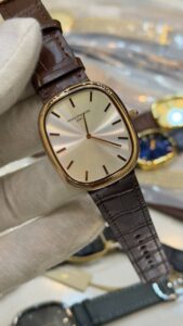 Patek-Phillipe-Ellipse-Silver-Dial-Brown-Leather-Strap-Rose-Gold