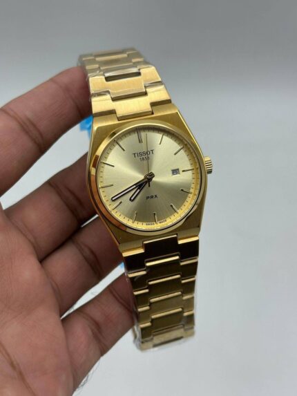 Tissot-Prx-Gold-Dial-Quartz-Gold