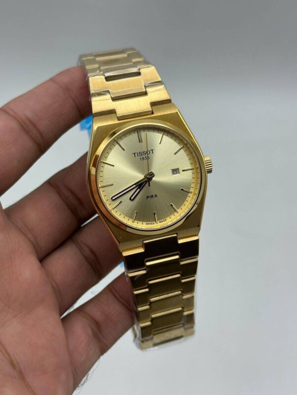 Tissot-Prx-Gold-Dial-Quartz-Gold