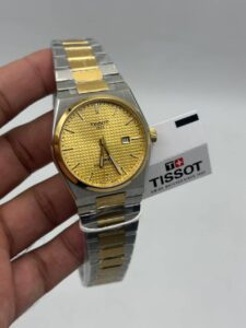 Tissot-Prx-Gold-Dial-Quartz-Two-Tone