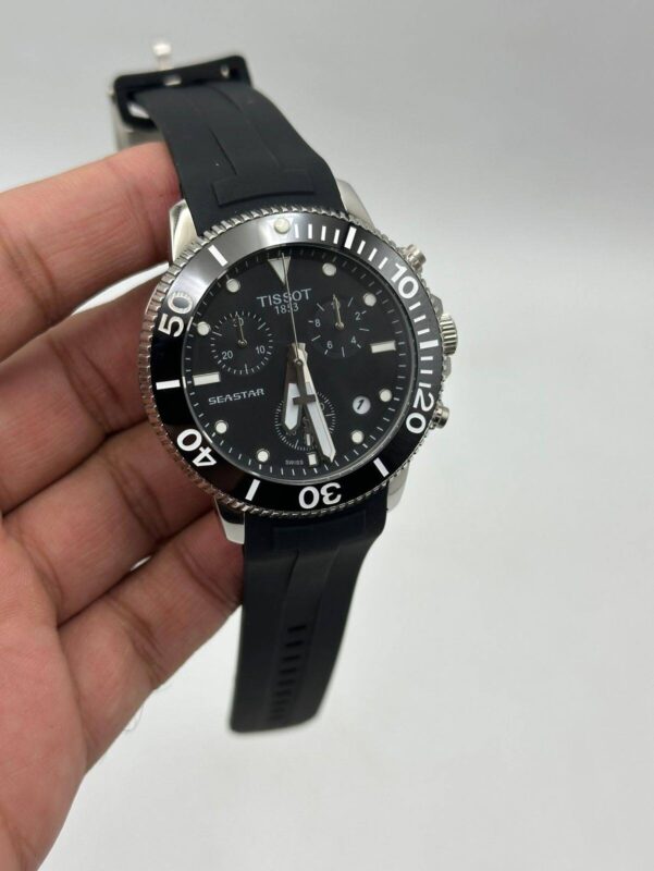 Tissot-Seastar-1000-Chronograph-Black-Dial-Rubber-Strap