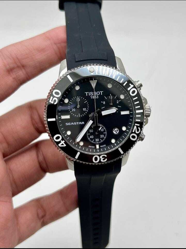Tissot-Seastar-1000-Chronograph-Black-Dial-Rubber-Strap Tissot-Seastar-1000-Chronograph-Black-Dial-Rubber-Strap