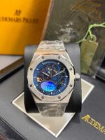 Audemars-Piguet-Royal-Oak-Skeleton-Blue-Dial-Silver