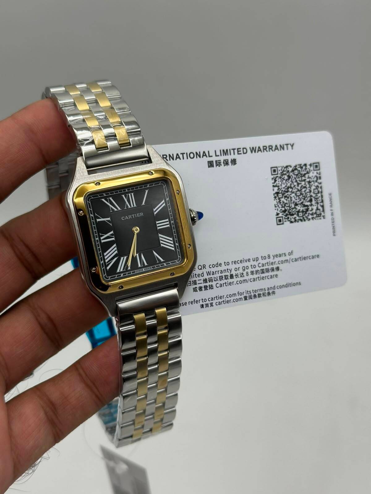 Cartier-Panthere-De-Black-Dial-Two-Tone Cartier-Panthere-De-Black-Dial-Two-Tone