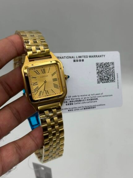 Cartier-Panthere-De-Gold-Dial-Full-Gold