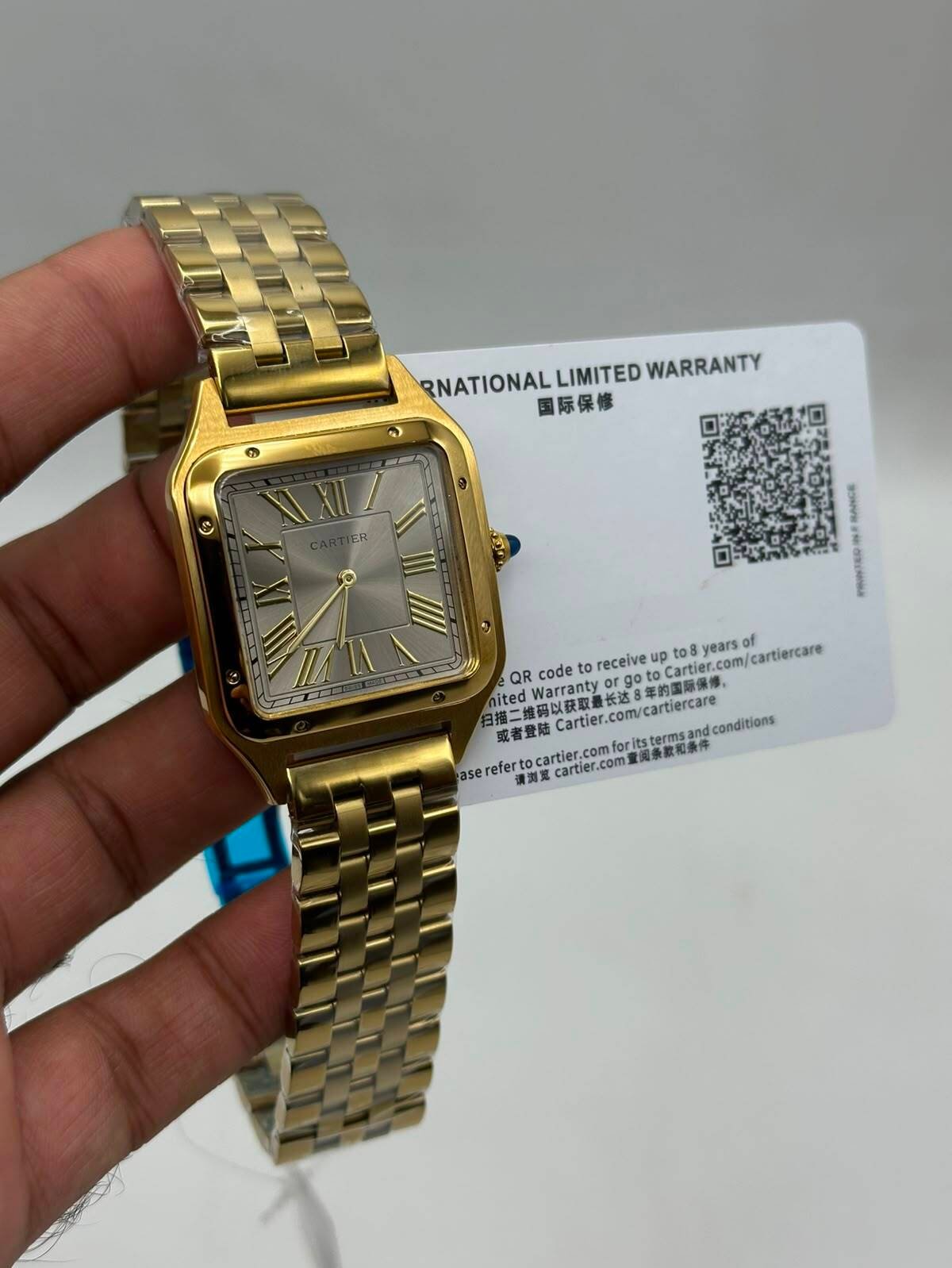 Cartier-Panthere-De-Grey-Dial-Gold Cartier-Panthere-De-Grey-Dial-Gold
